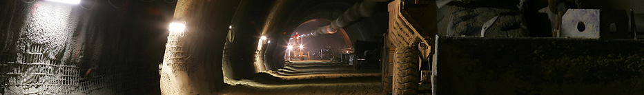 Buschtunnel Aachen-Ronheide - Header Vortrieb
