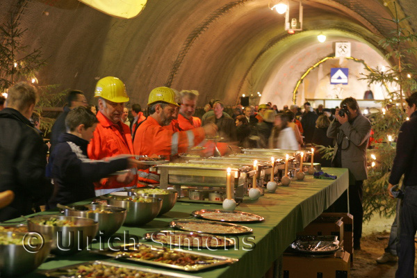 Buschtunnel Aachen-Ronheide: Barbarafeier